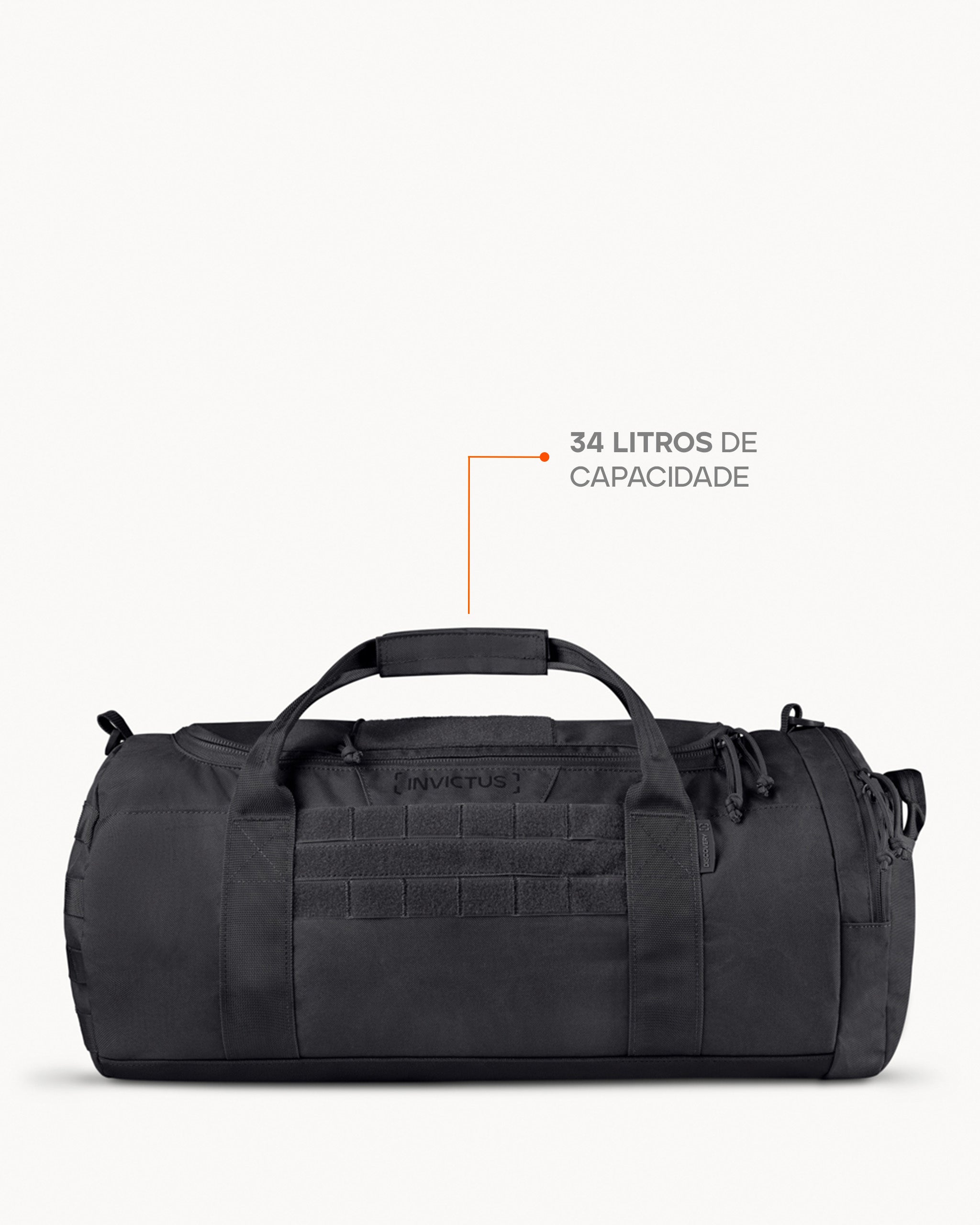 Mala Duffel Bag Discovery 2.0 34L - Preta