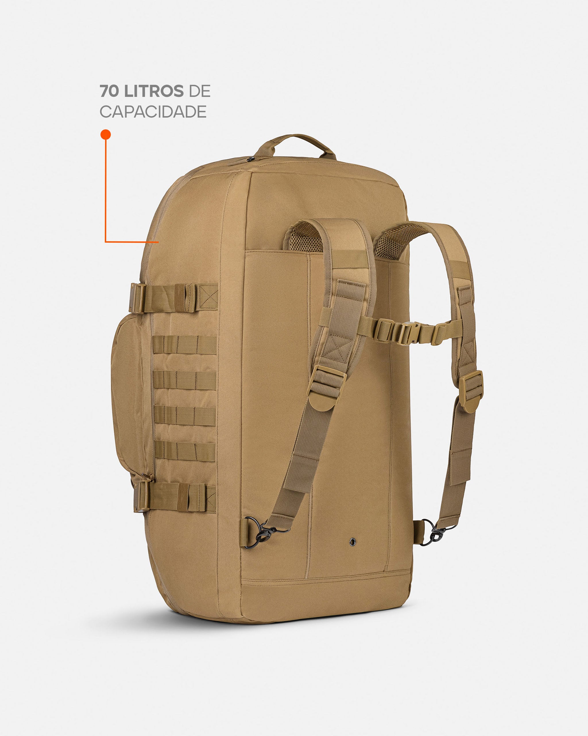 Mala/Mochila Expedition 2.0 70L - Coyote