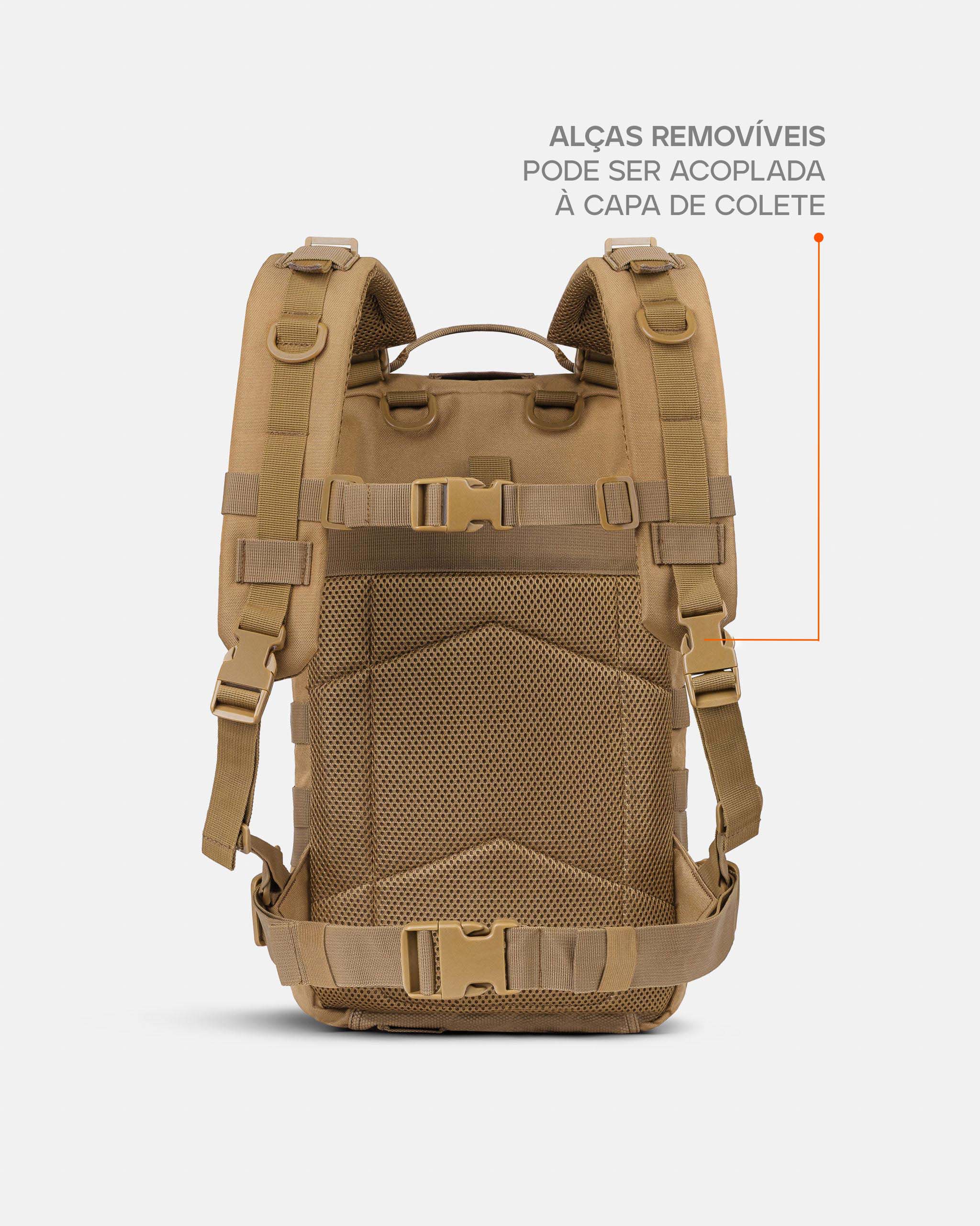 Mochila Tática Assault 2.0 30L - Coyote
