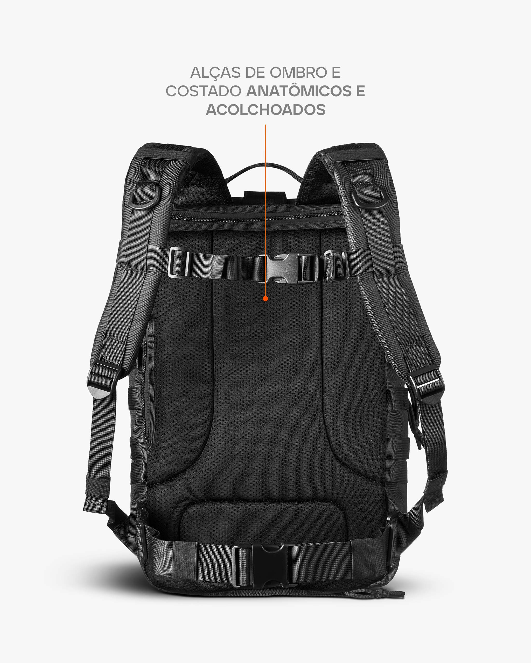 Mochila Assault Urban 35L - Preta