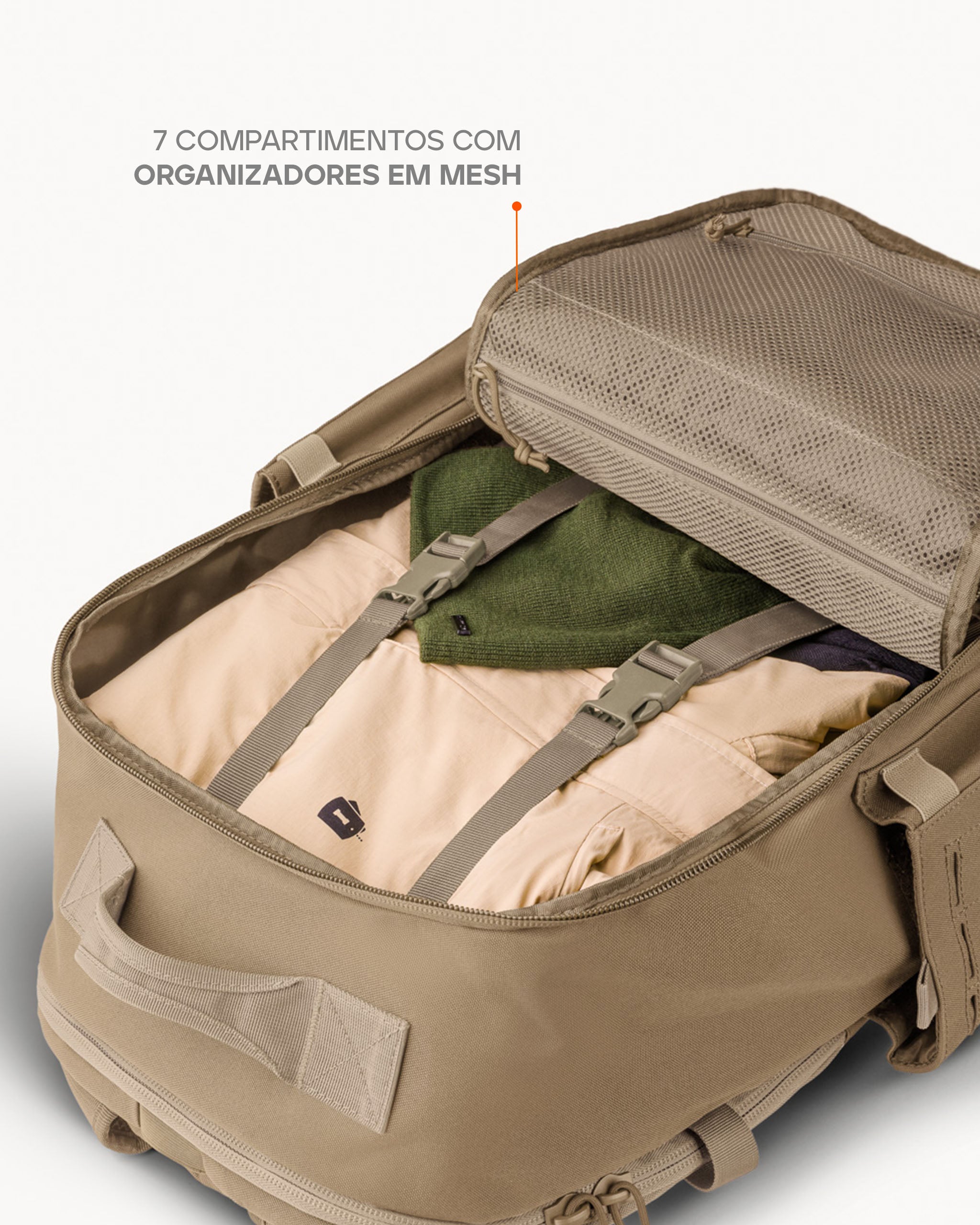 Mochila Commander 2.0 50L - Coyote
