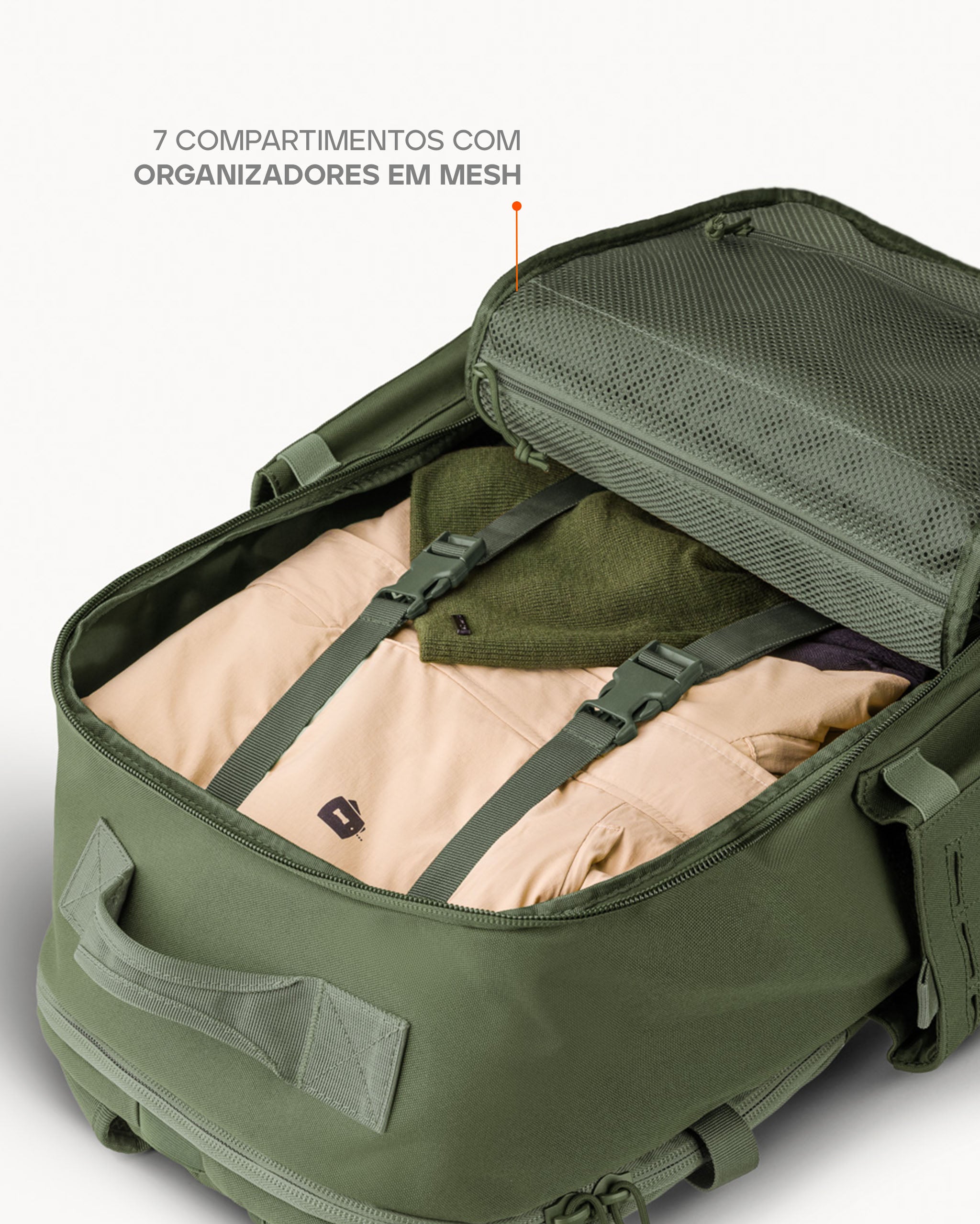 Mochila Commander 2.0 50L - Verde