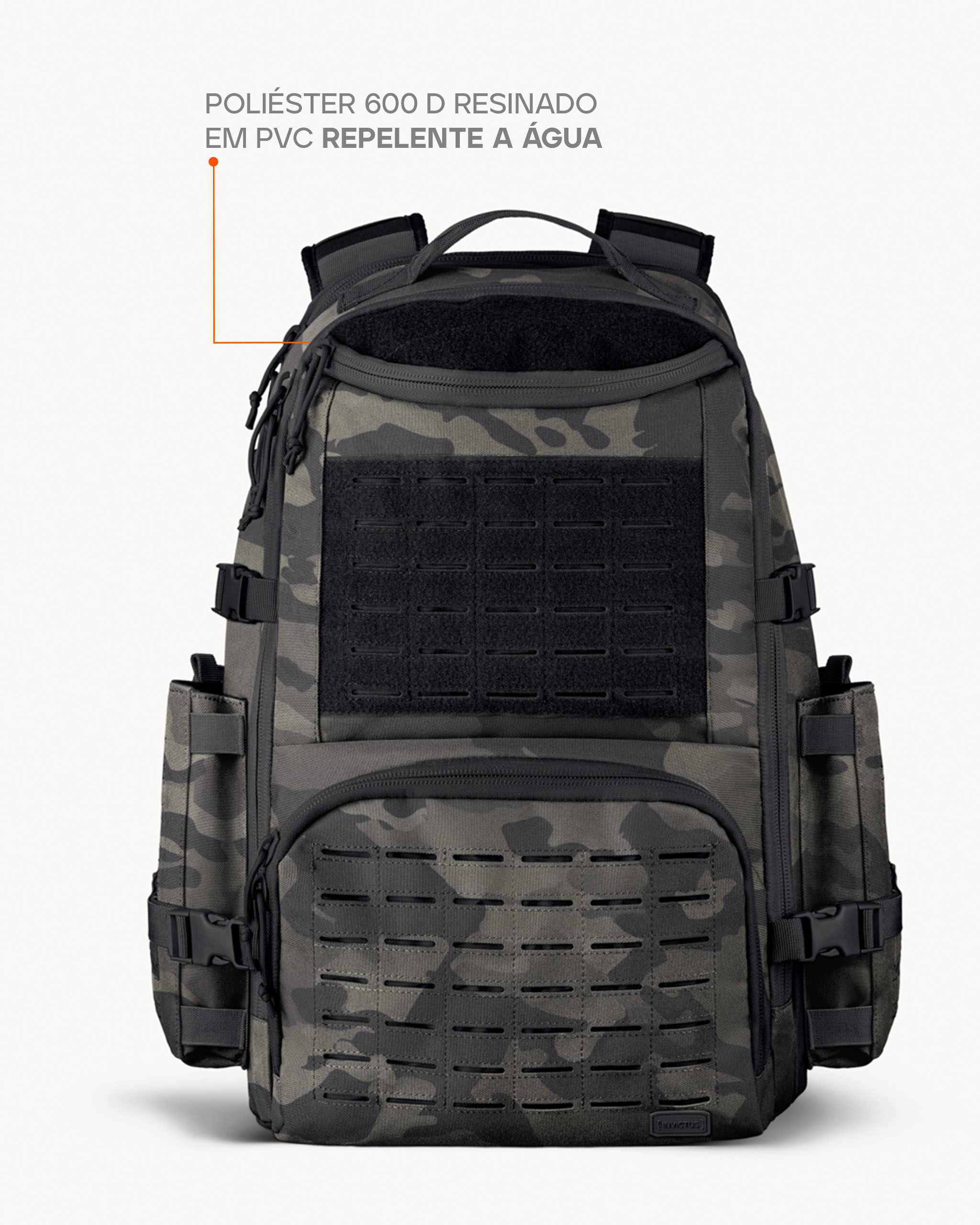 Mochila Commander 2.0 50L - Warskin Black