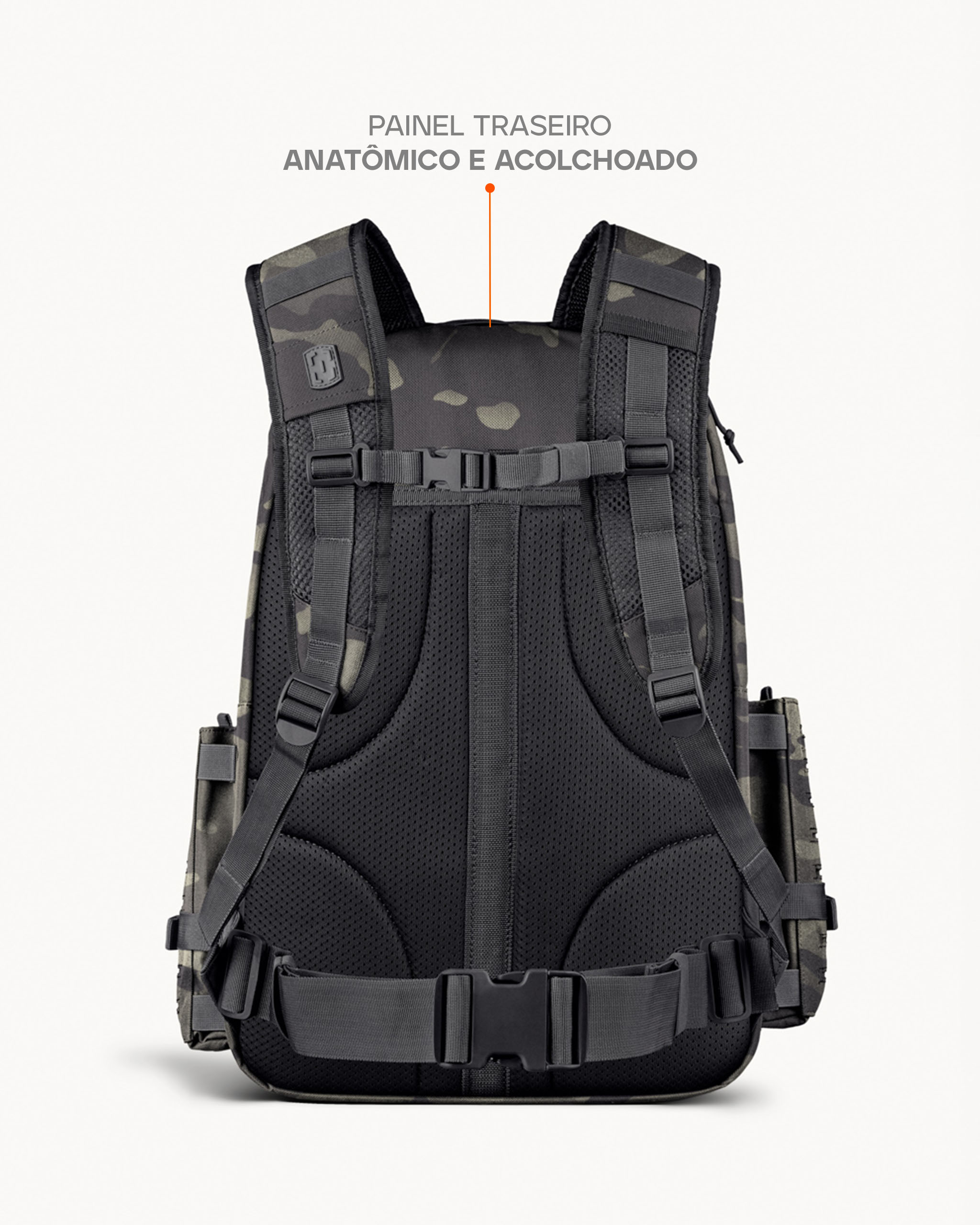Mochila Commander 2.0 50L - Warskin Black