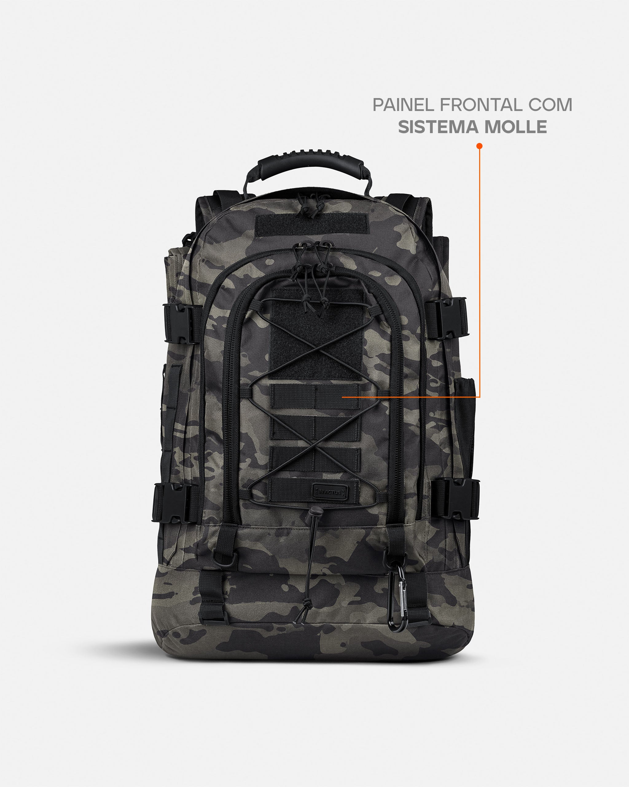 Mochila Duster 2.0 35L - Warskin Black