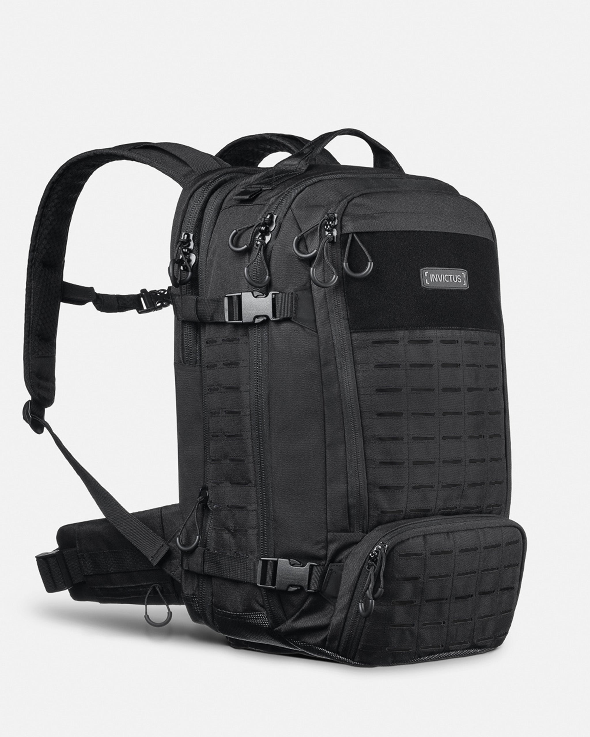 Mochila Tática Giant PRO INVICTUS 42L a 55L - Preta