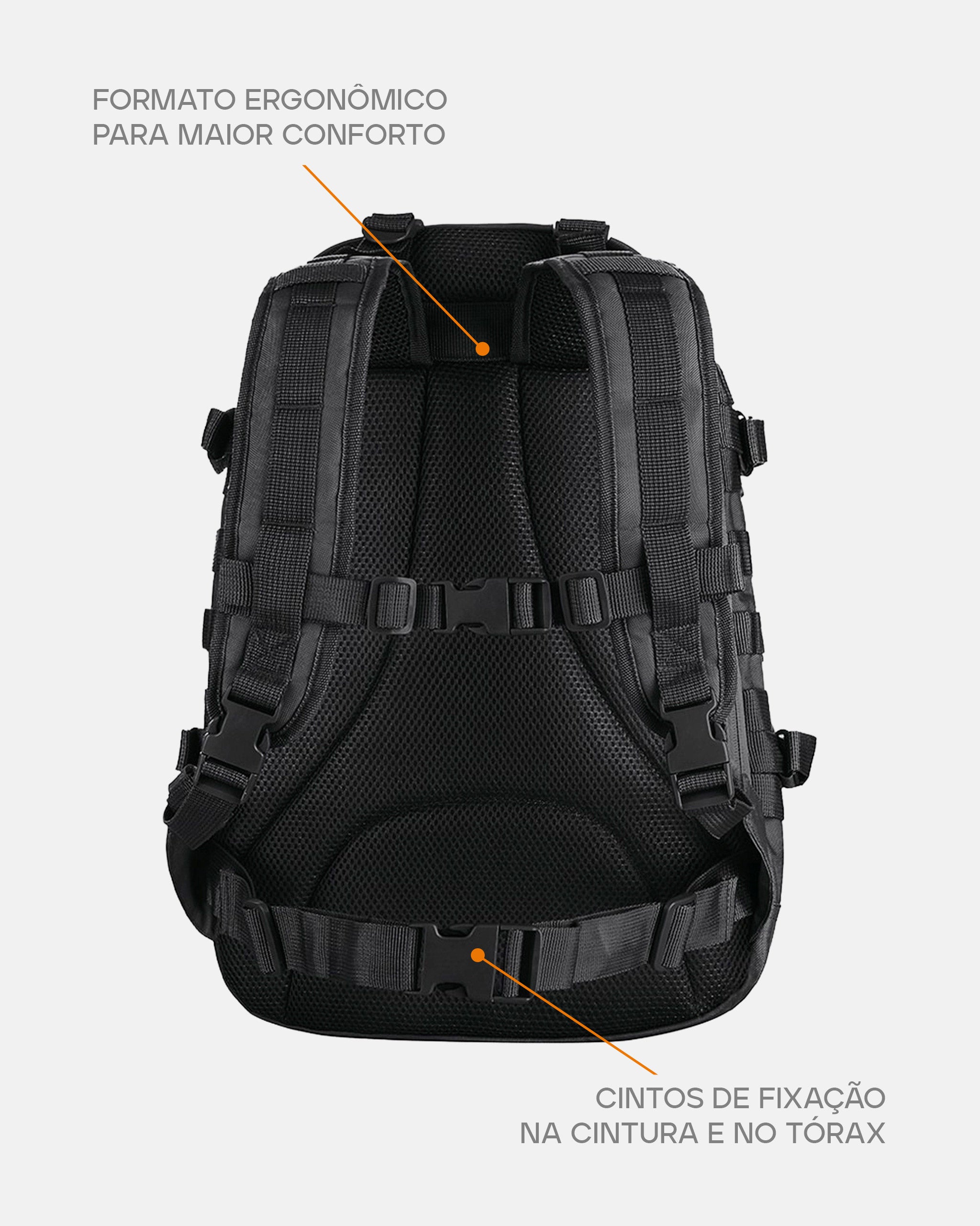 Mochila Legend 35L - Preta
