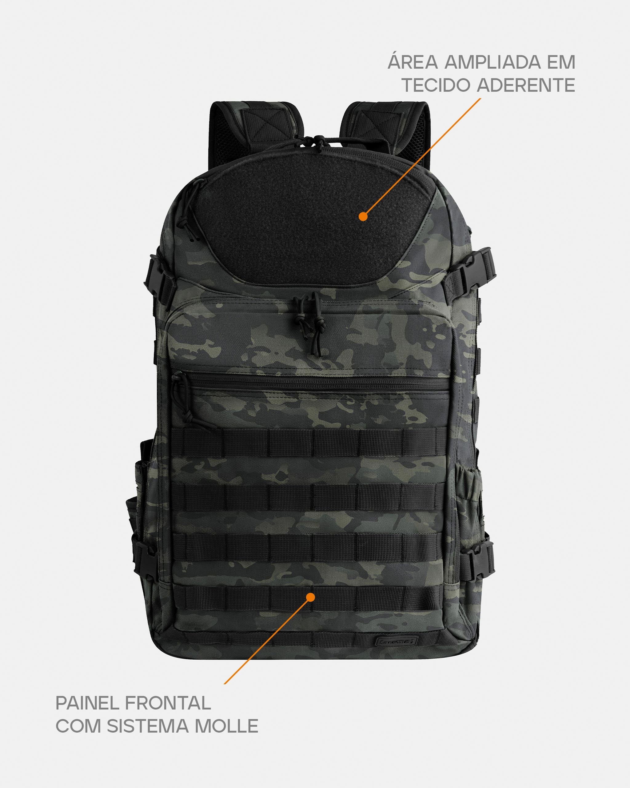 Mochila Mission 2.0 - Warskin Black