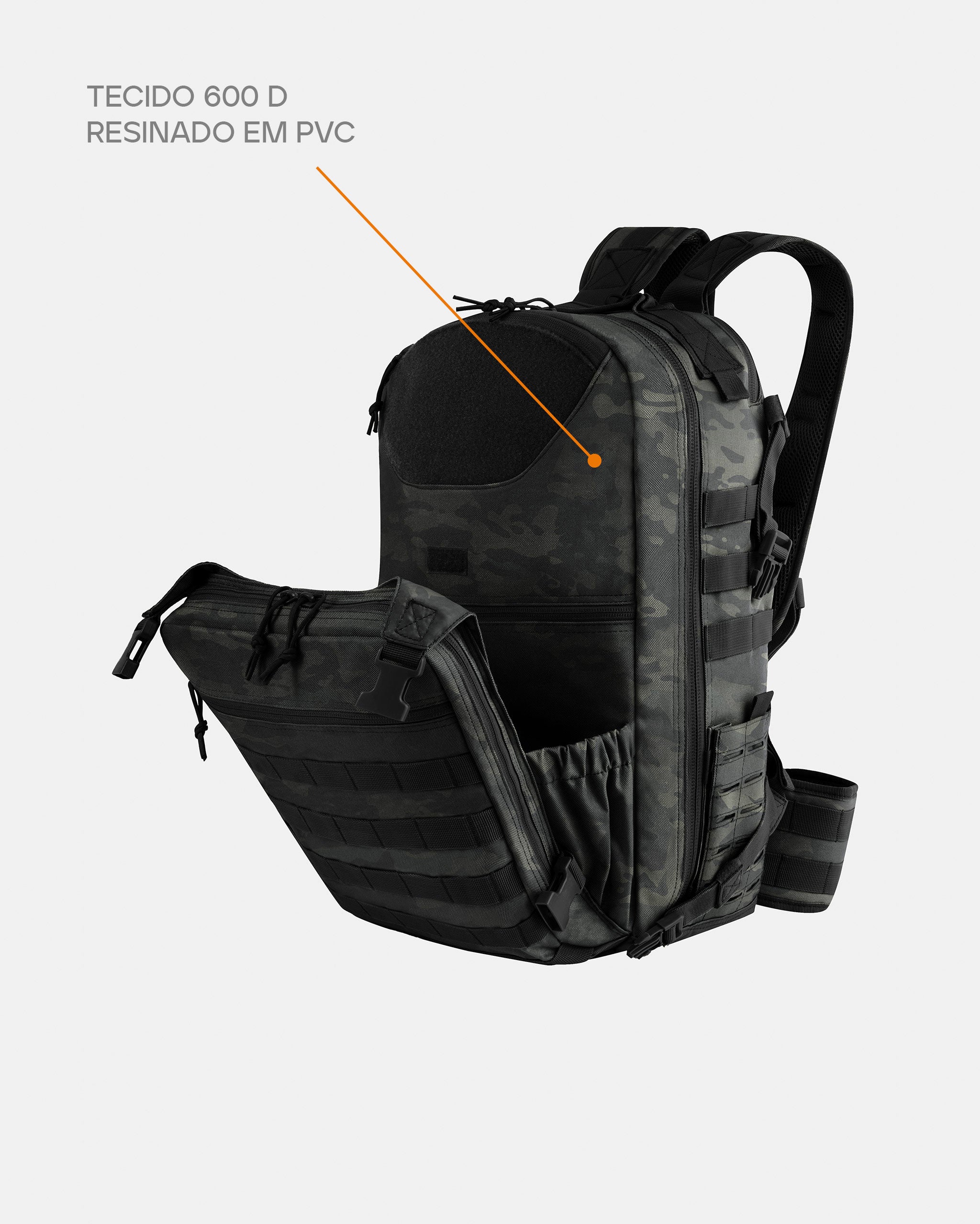 Mochila Mission 2.0 - Warskin Black