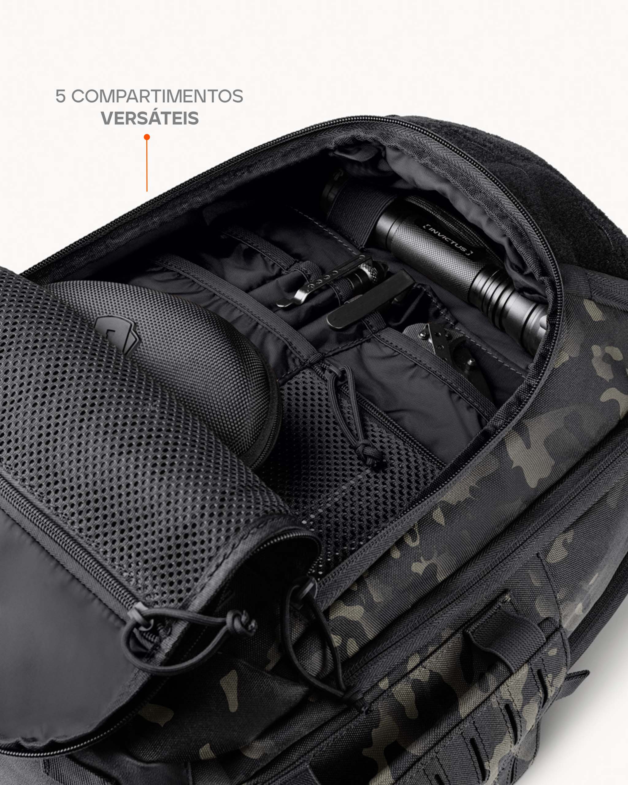 Mochila Seal 2.0 40L - Warskin Black