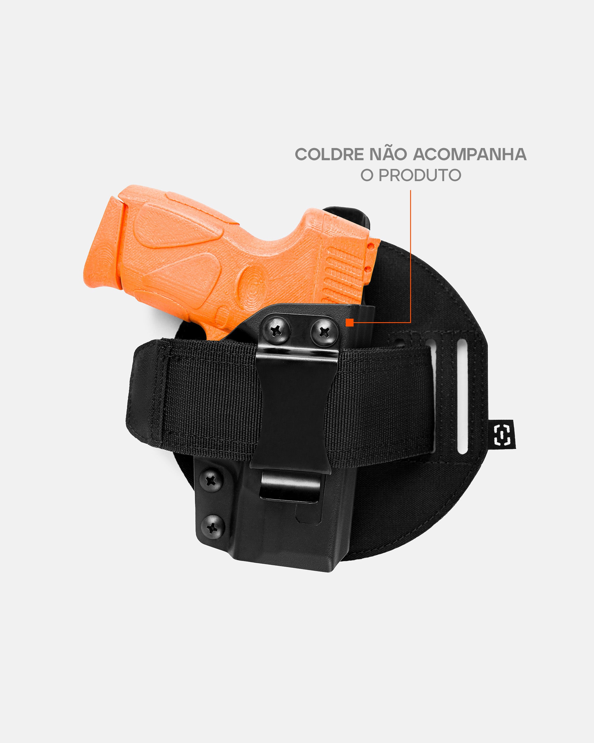 Porta-Coldre Velado Grayman - Preto