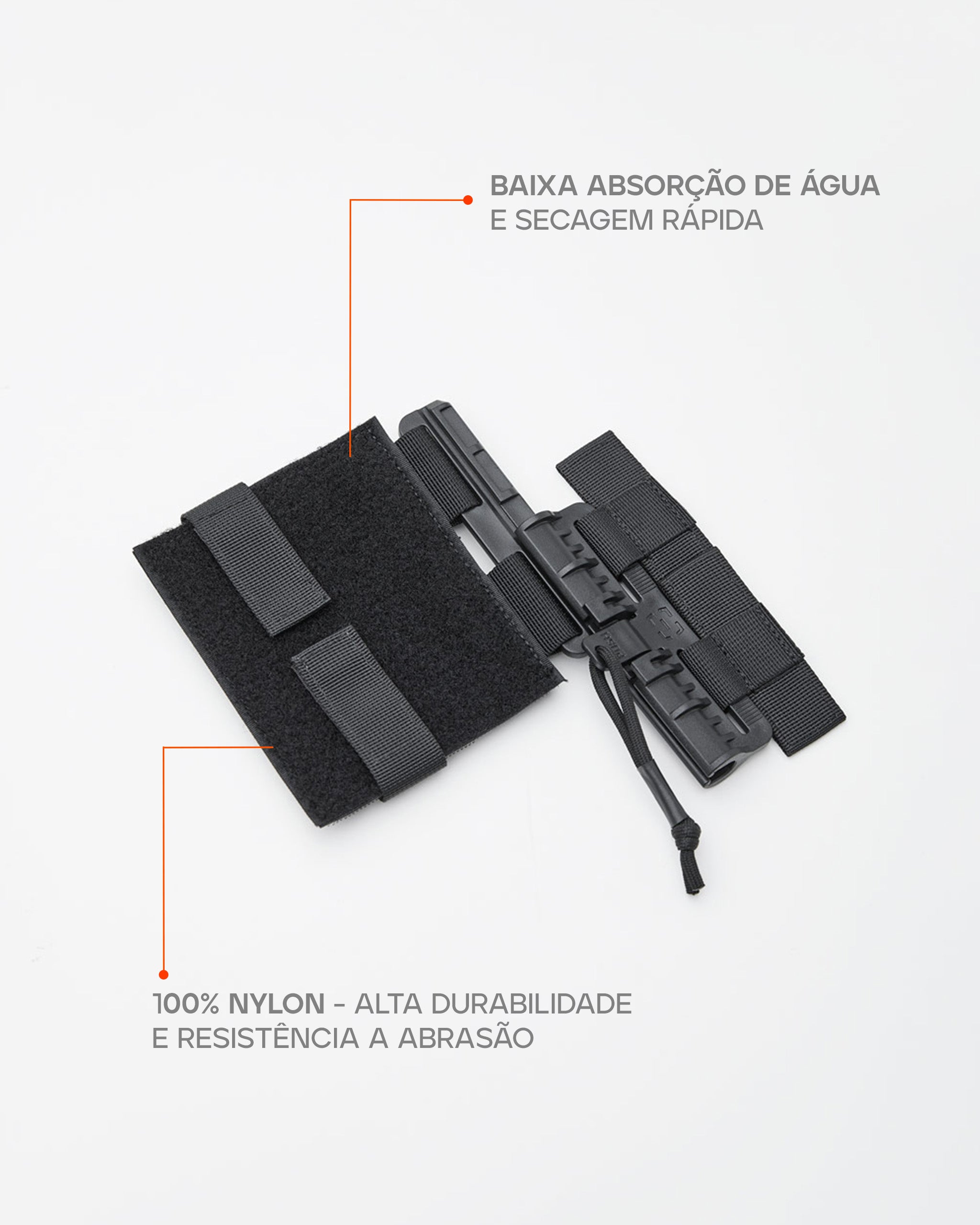 Sistema de Soltura Rápida de Coletes - Preto