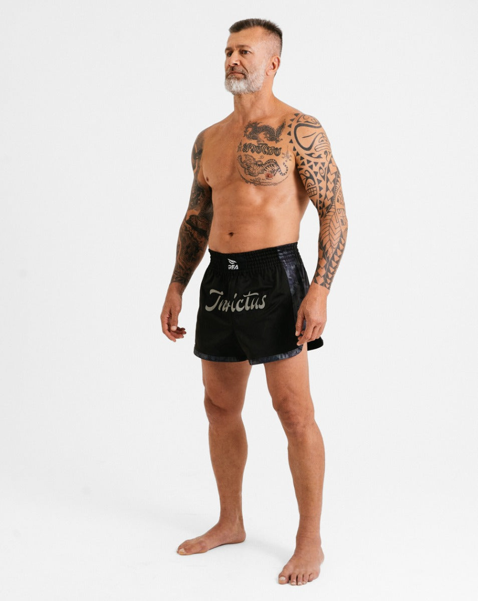 Bermuda Muay Thai Tigre RFA + INVICTUS - Preta
