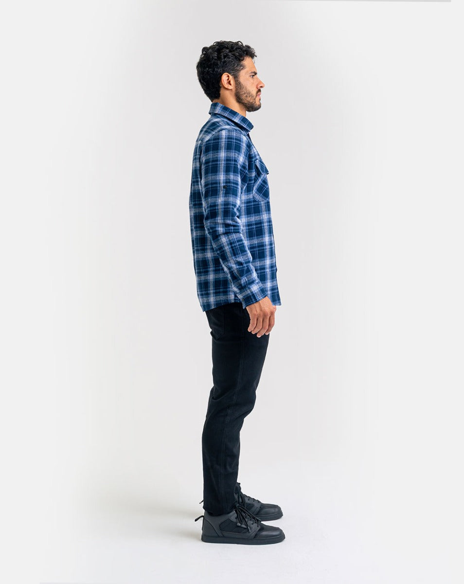 Camisa Lumberjack Relief - Azul