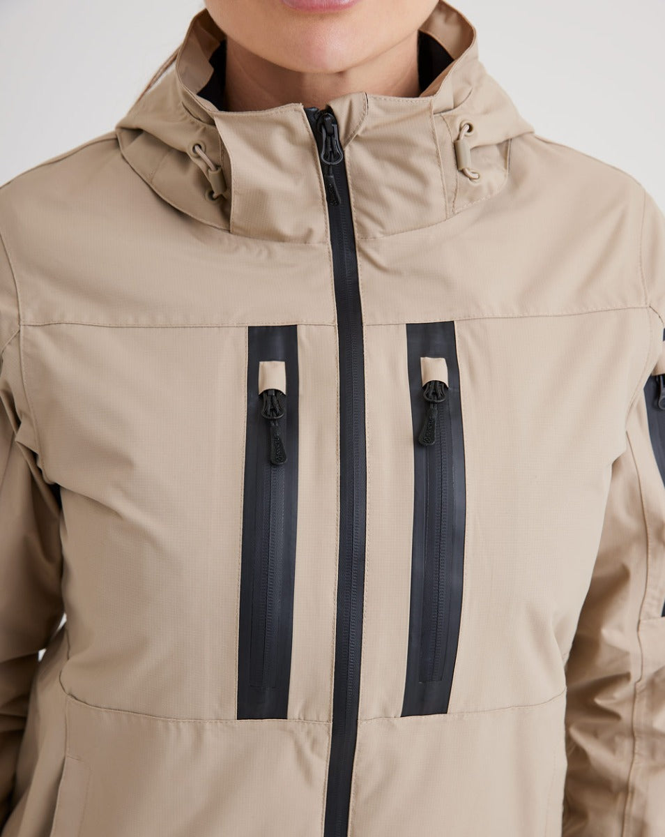 Jaqueta Rain Feminina 2.0 - Cáqui - INVICTUS