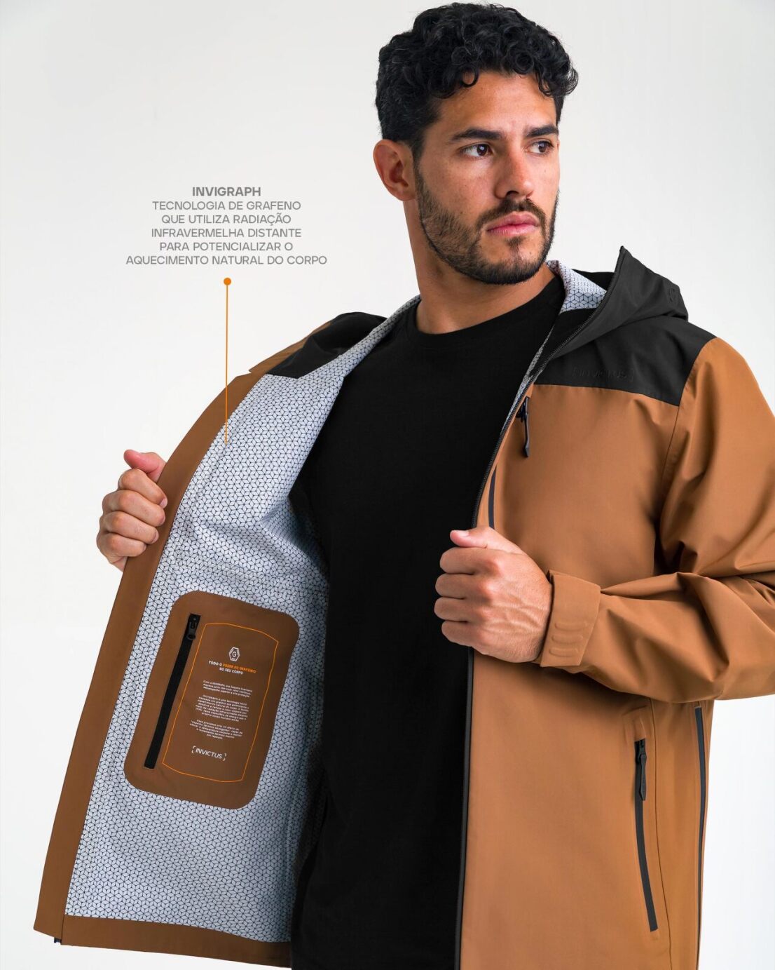 Jaqueta Overland - Marrom e Preta