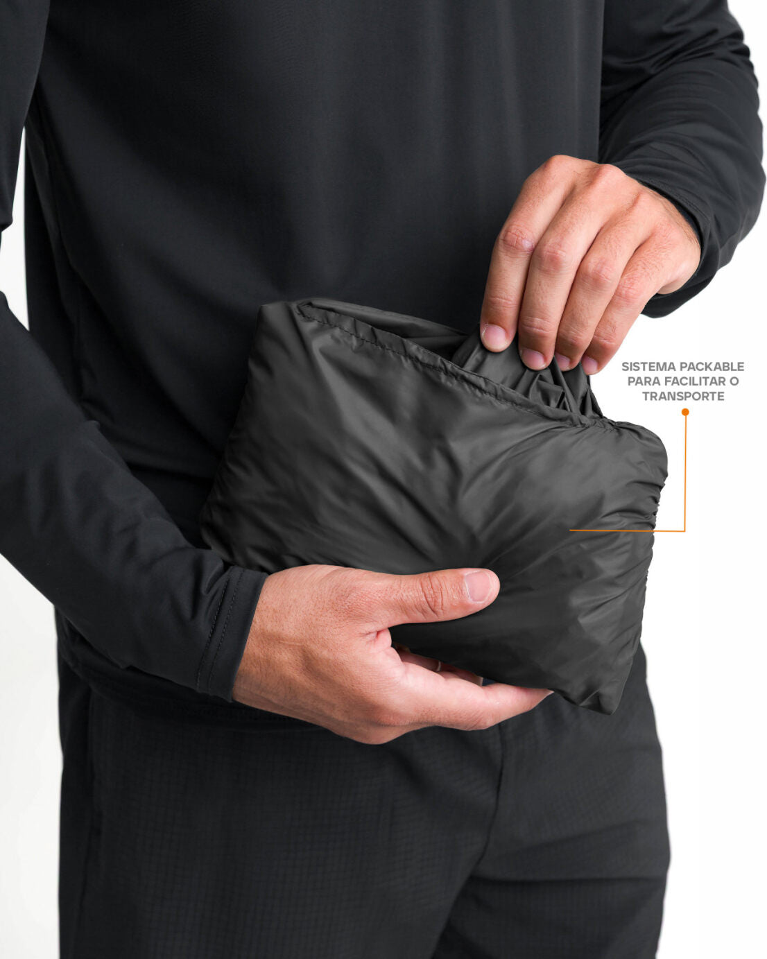 Jaqueta Corta - Vento Aerum - Preta