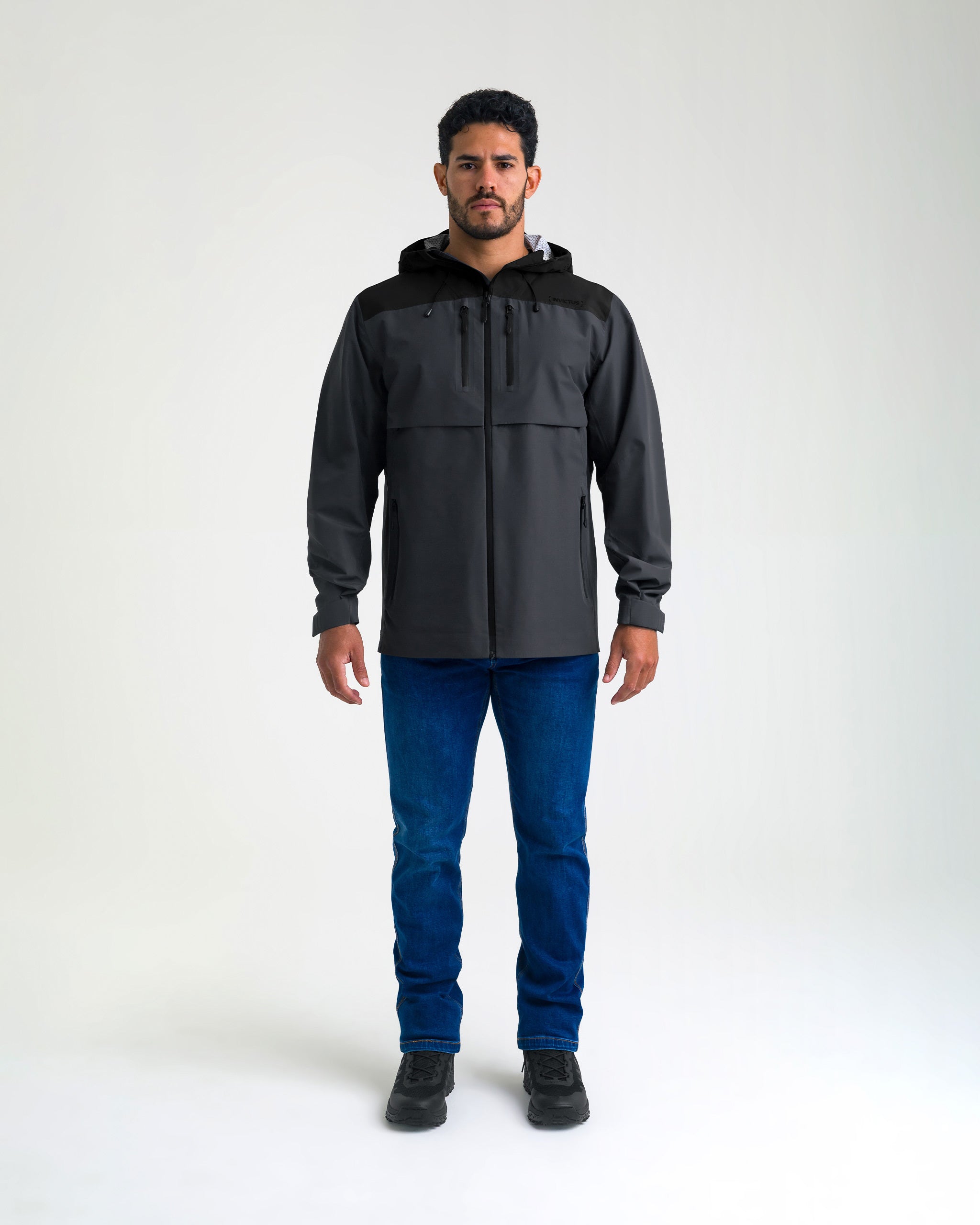 ジャケット・アウター Archive Dark Node Tactical Hooded Bomber Zavetti Canada Navax Reflective Zip Bomber Jacket - Black | Very