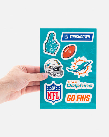 Cartela de Adesivo NFL