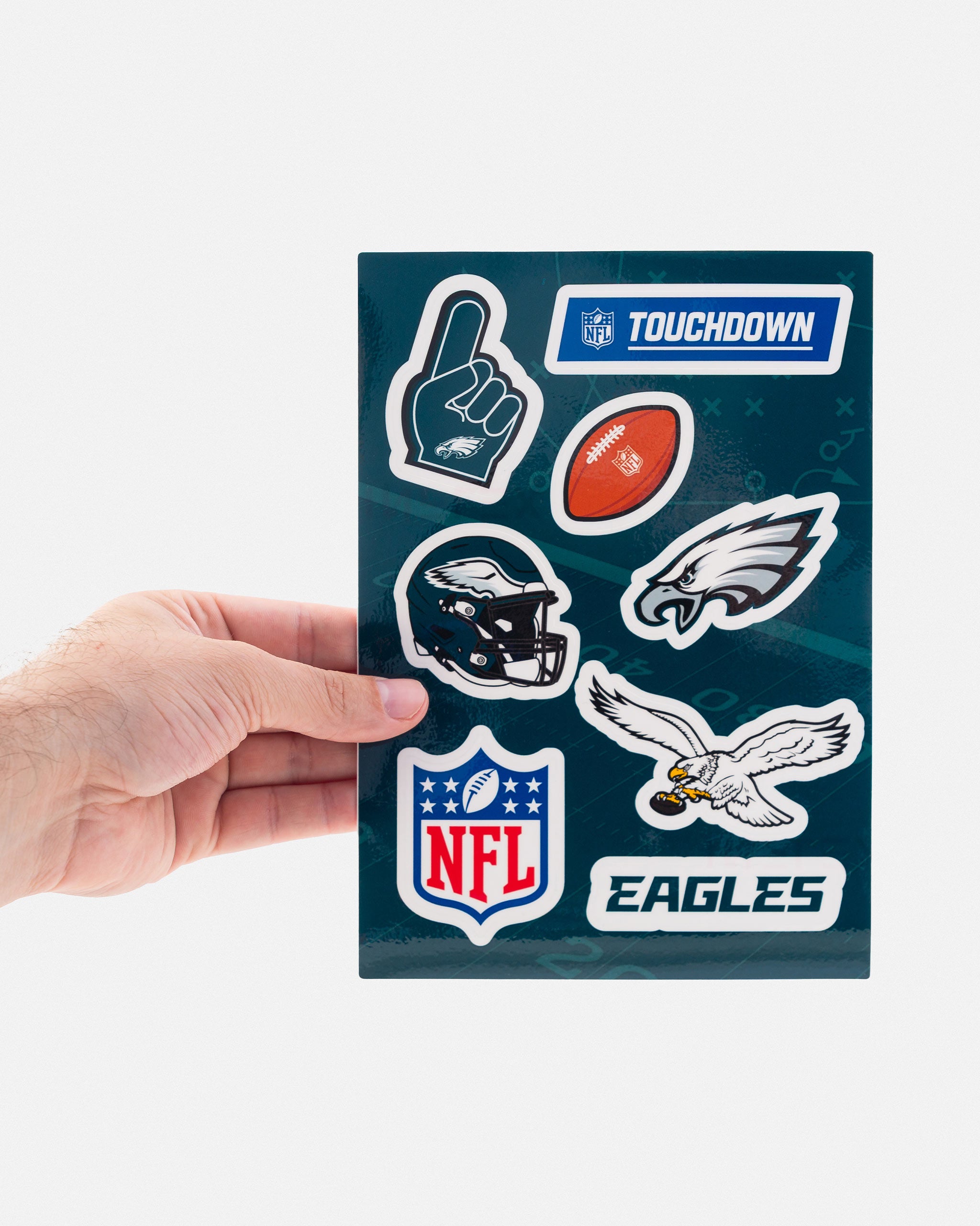 Cartela de Adesivo NFL
