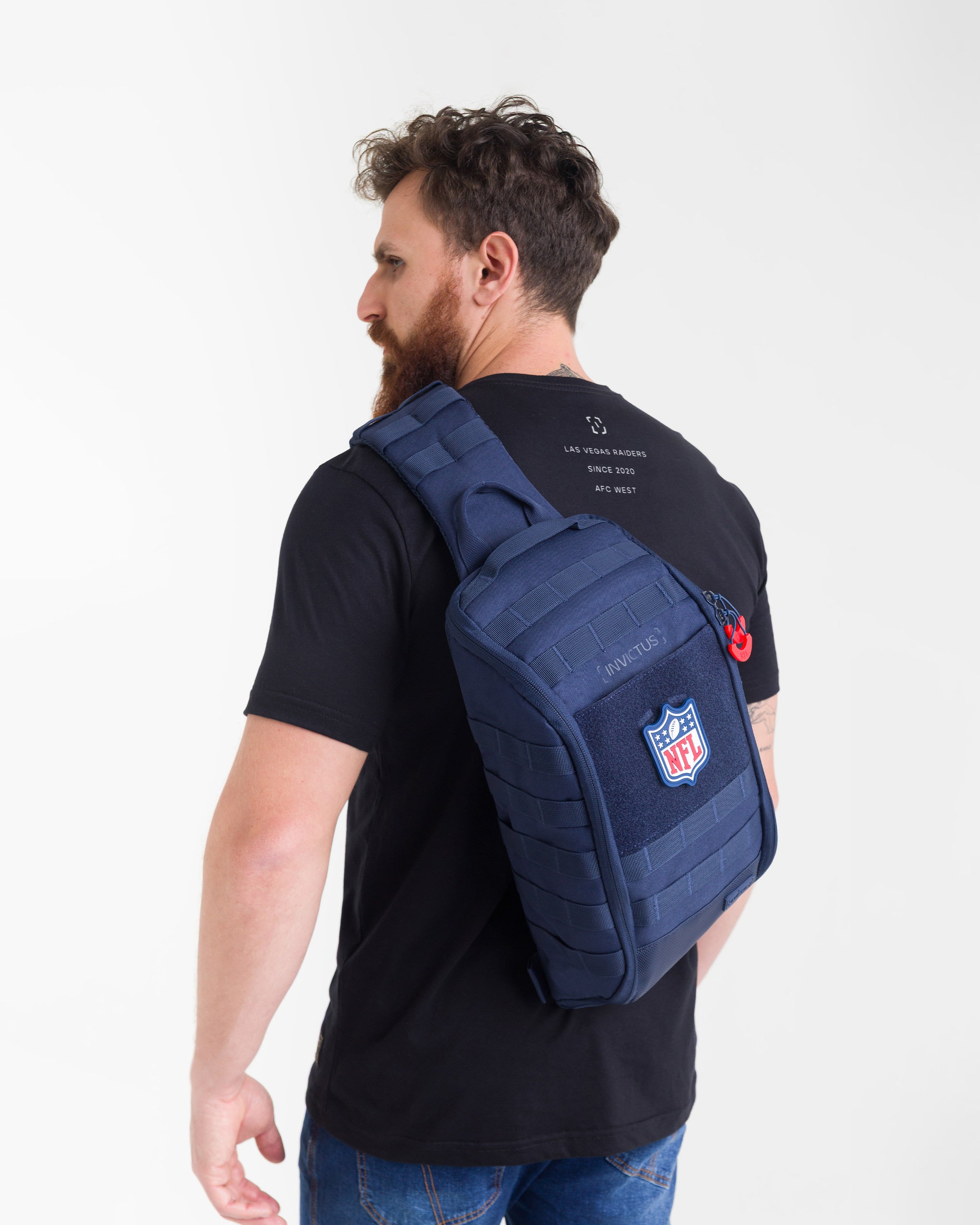 Bolsa de Ombro Agility NFL - Azul Marinho