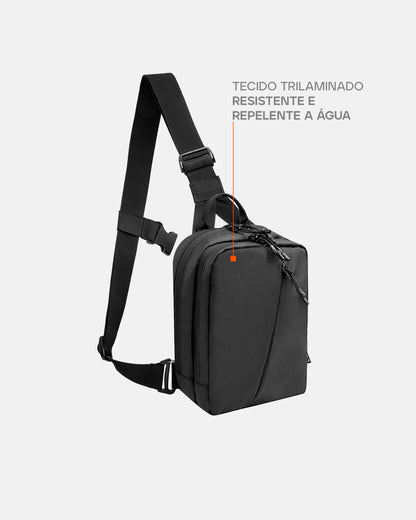 Bolsa de Ombro Side Grayman - Preta