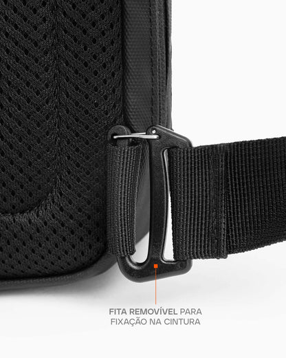 Bolsa de Ombro Side Grayman - Preta