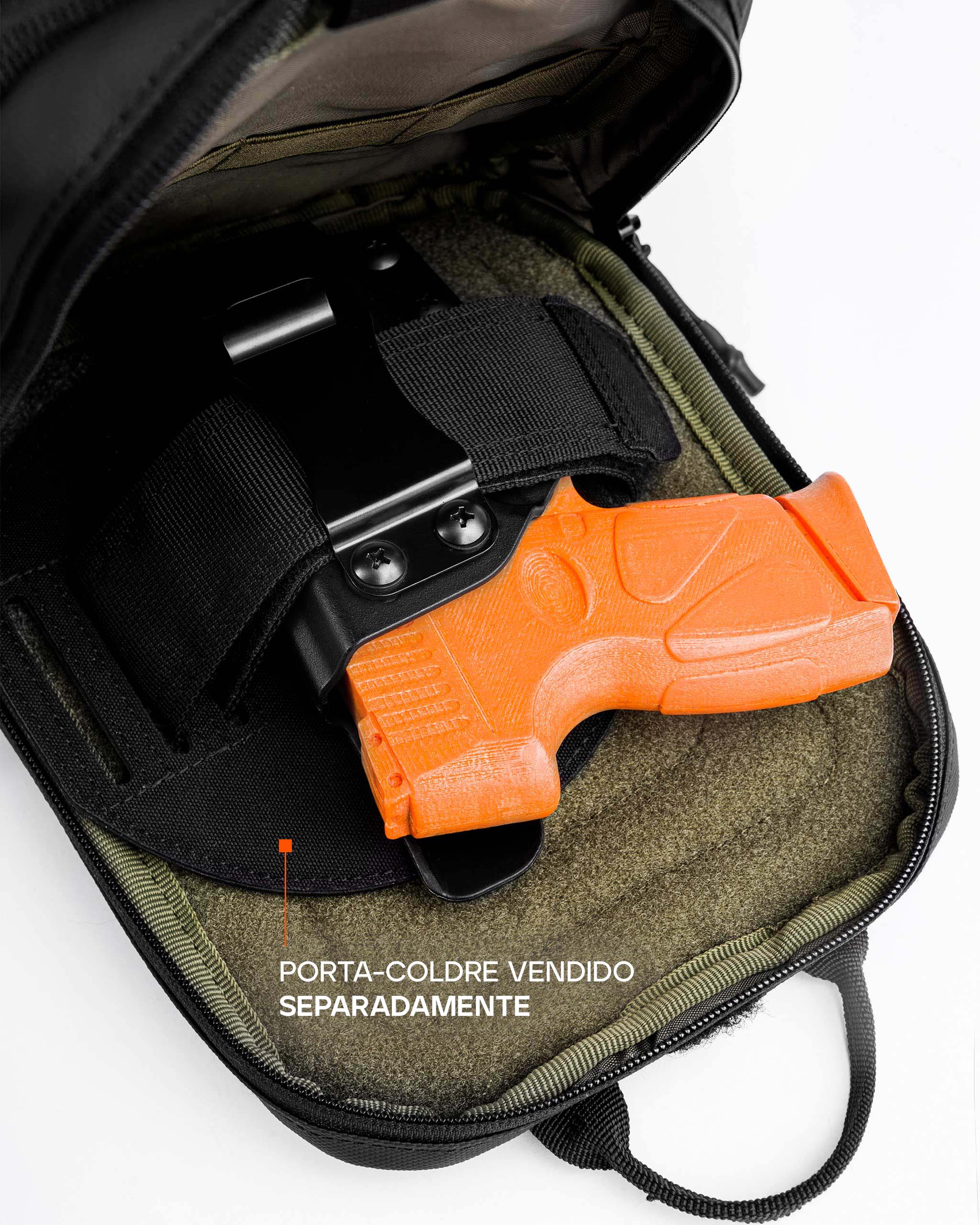 Bolsa de Ombro Side Grayman - Preta