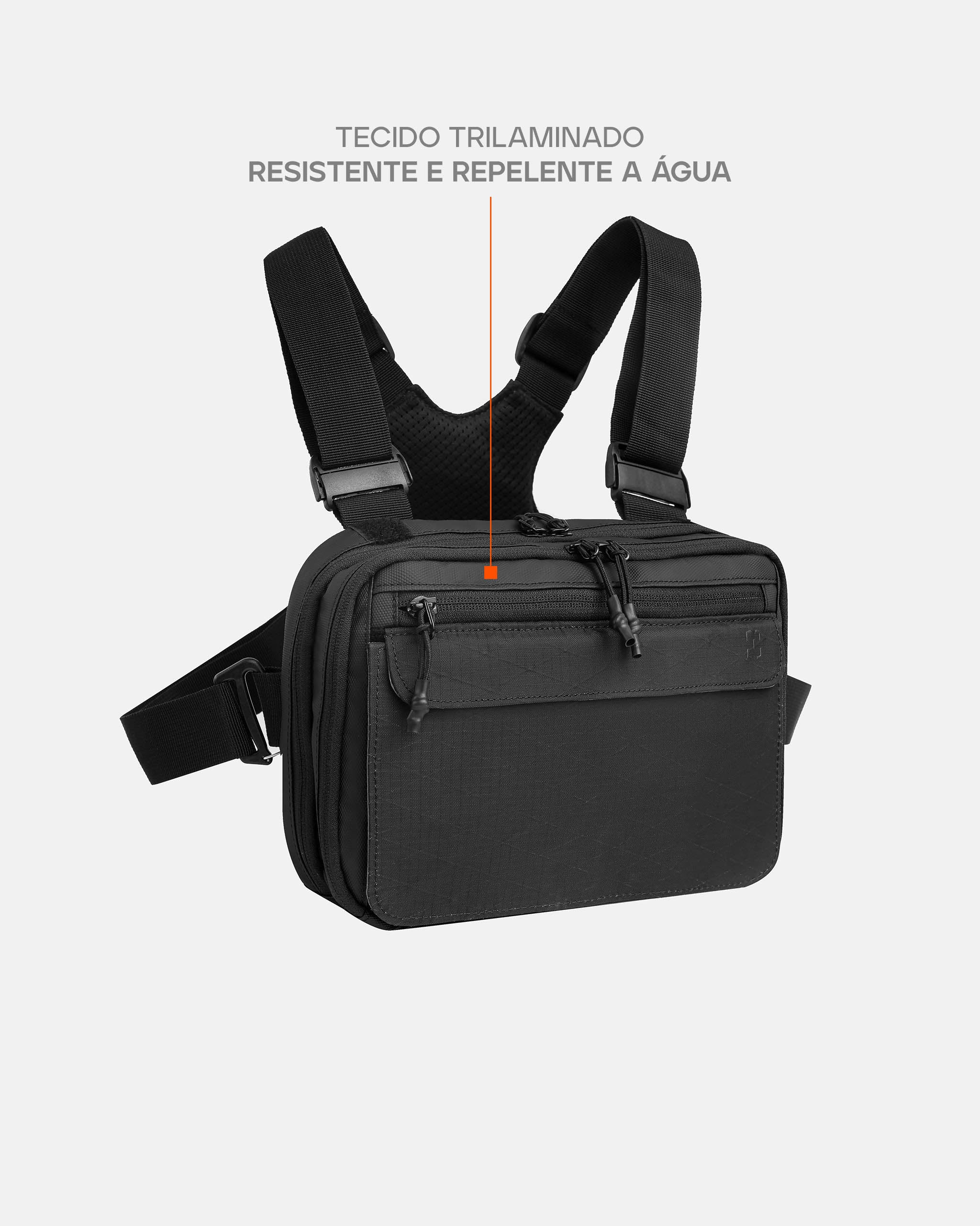 Bolsa de Peito Core Grayman - Preta