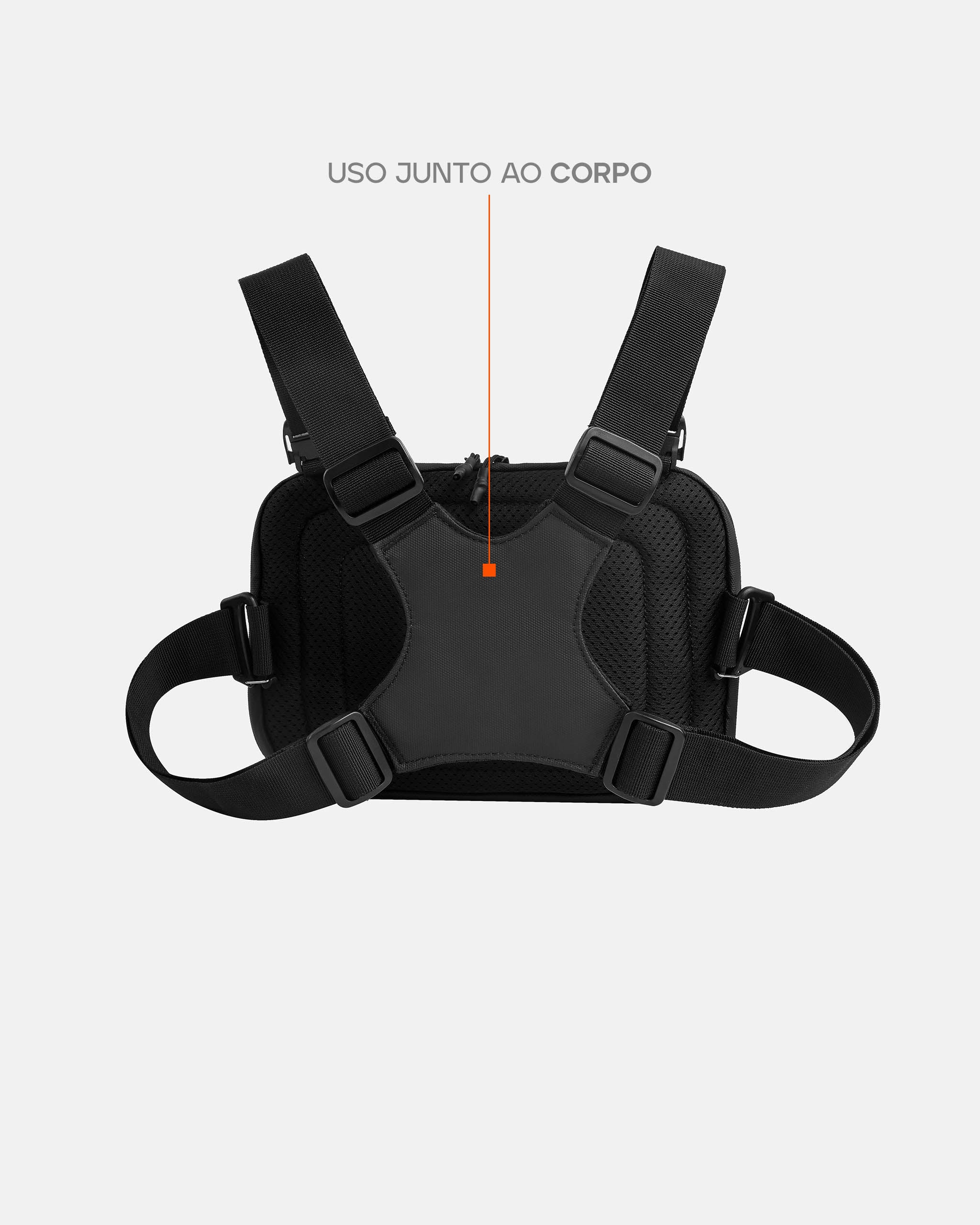 Bolsa de Peito Core Grayman - Preta
