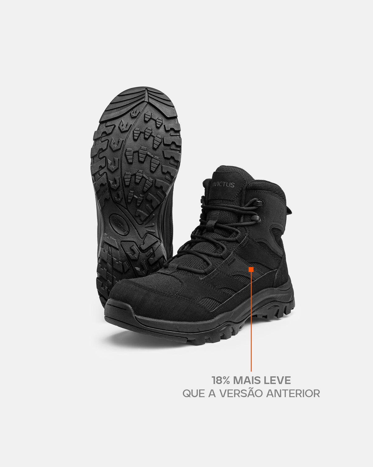 Bota Tractor Hiking 2.0 - Preta
