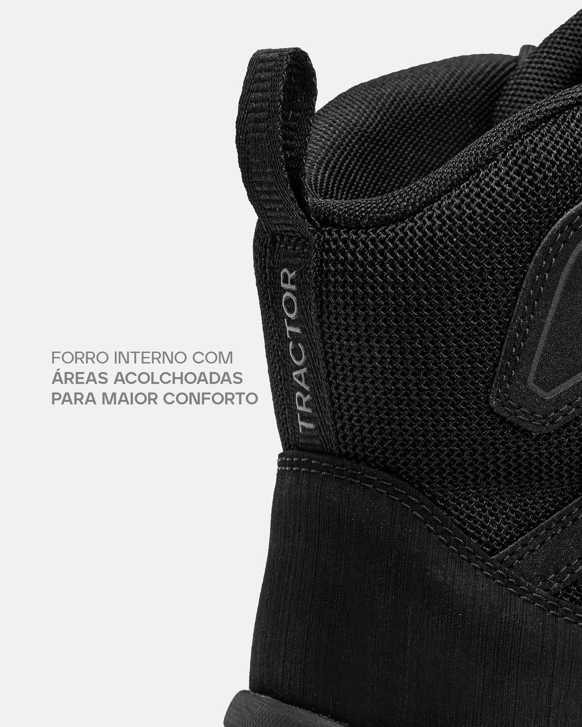 Bota Tractor Hiking 2.0 - Preta