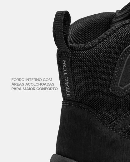 Bota Tractor Hiking 2.0 - Preta
