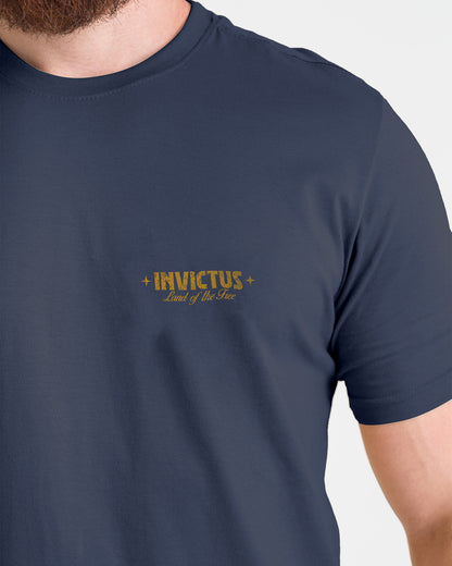 Camiseta Concept Don’t Tread Flag - Azul Marinho - INVICTUS
