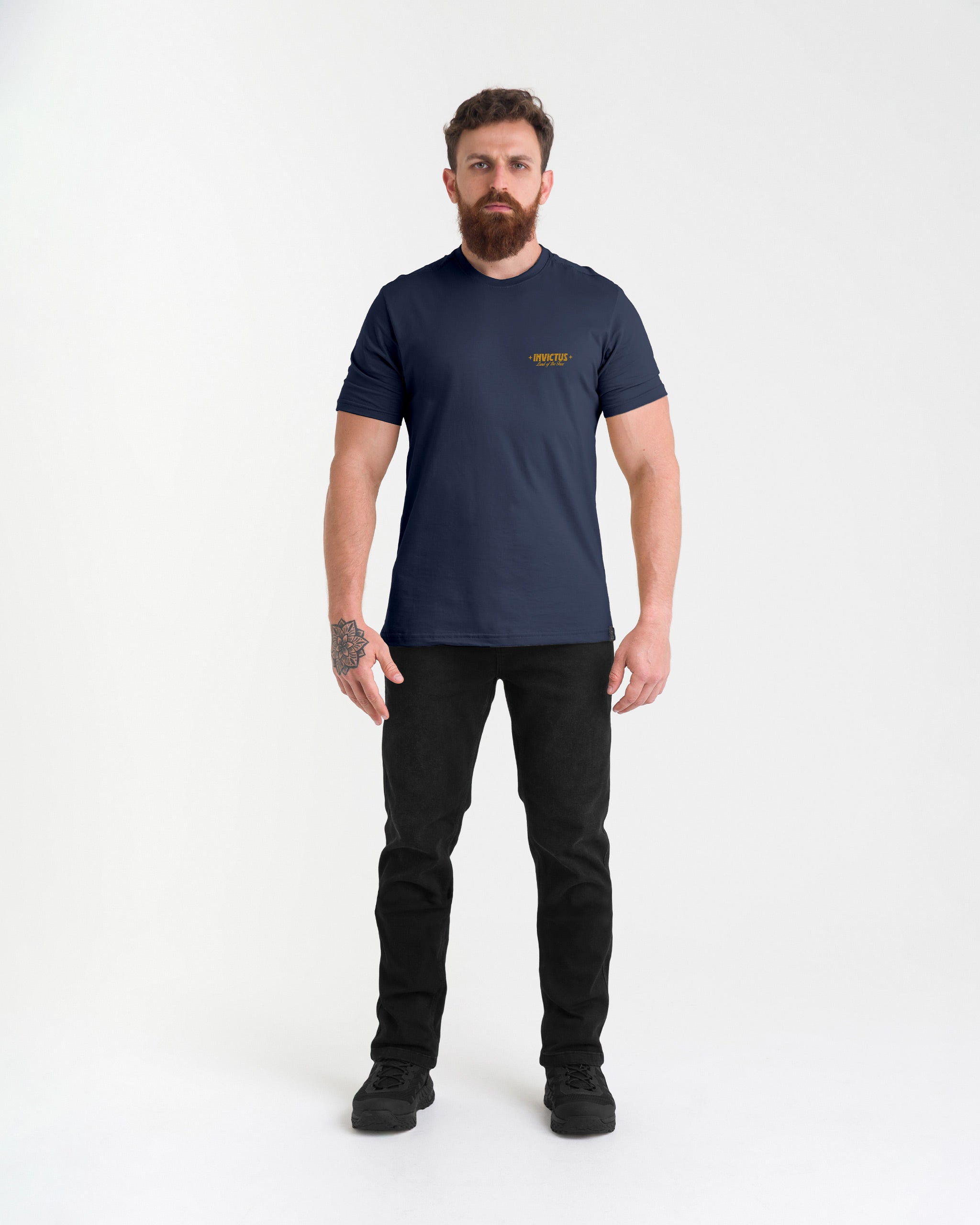 Camiseta Concept Don’t Tread Flag - Azul Marinho - INVICTUS