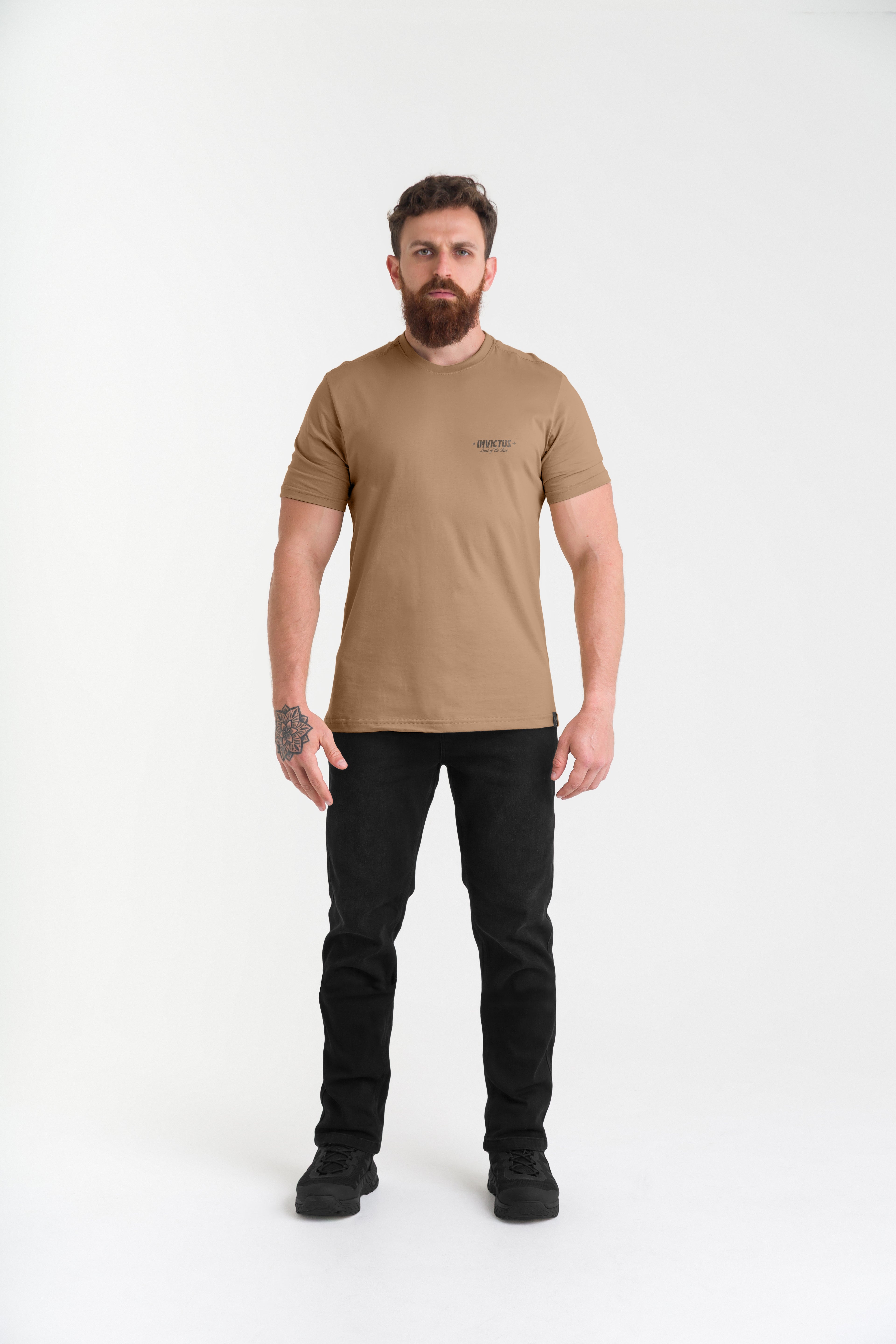 Camiseta Concept Don’t Tread Flag - Marrom