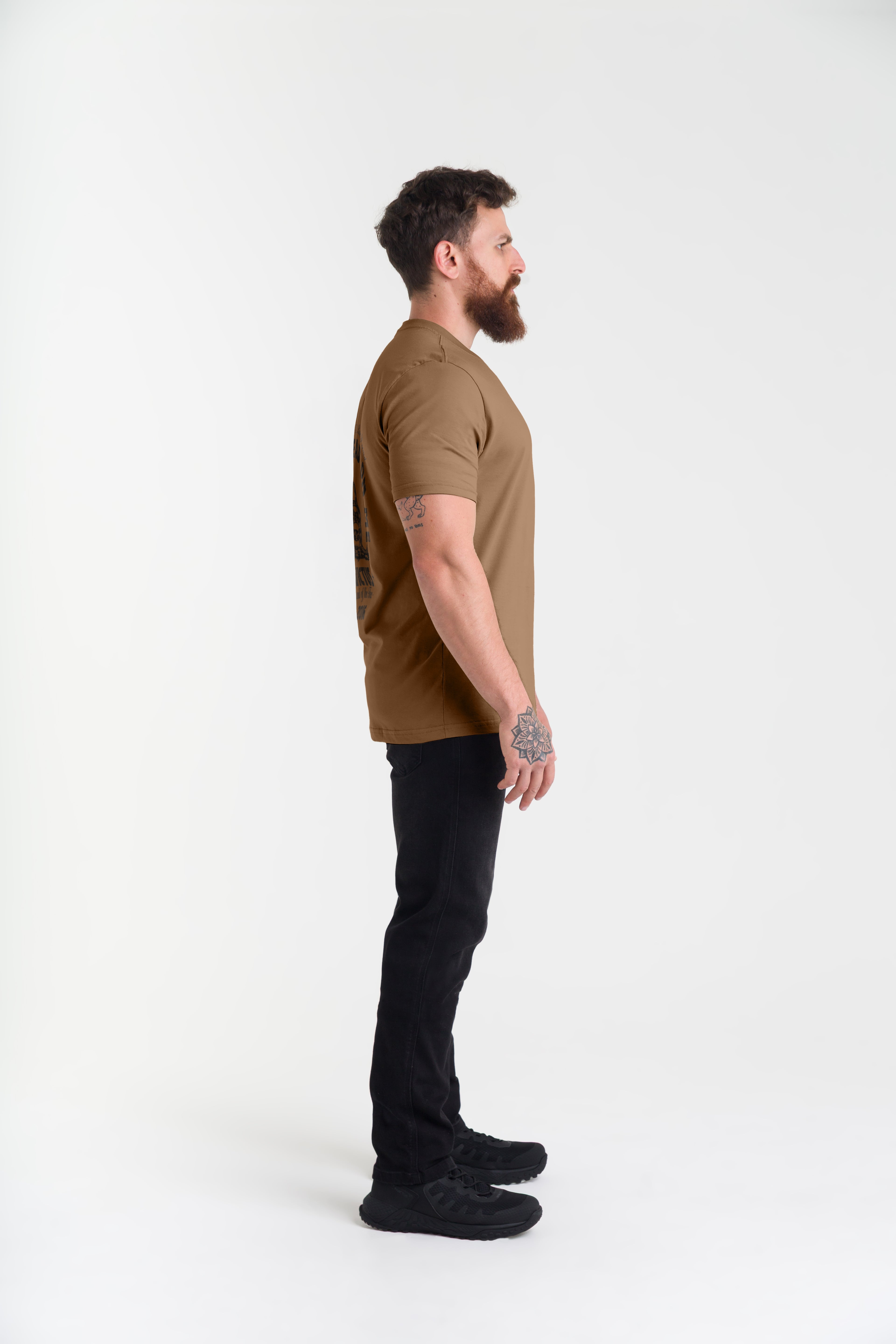 Camiseta Concept Don’t Tread Flag - Marrom