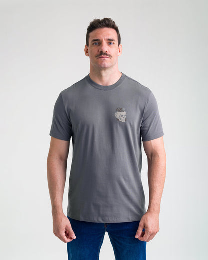 Camiseta Concept Give Me Coffee Masculina - Chumbo - INVICTUS