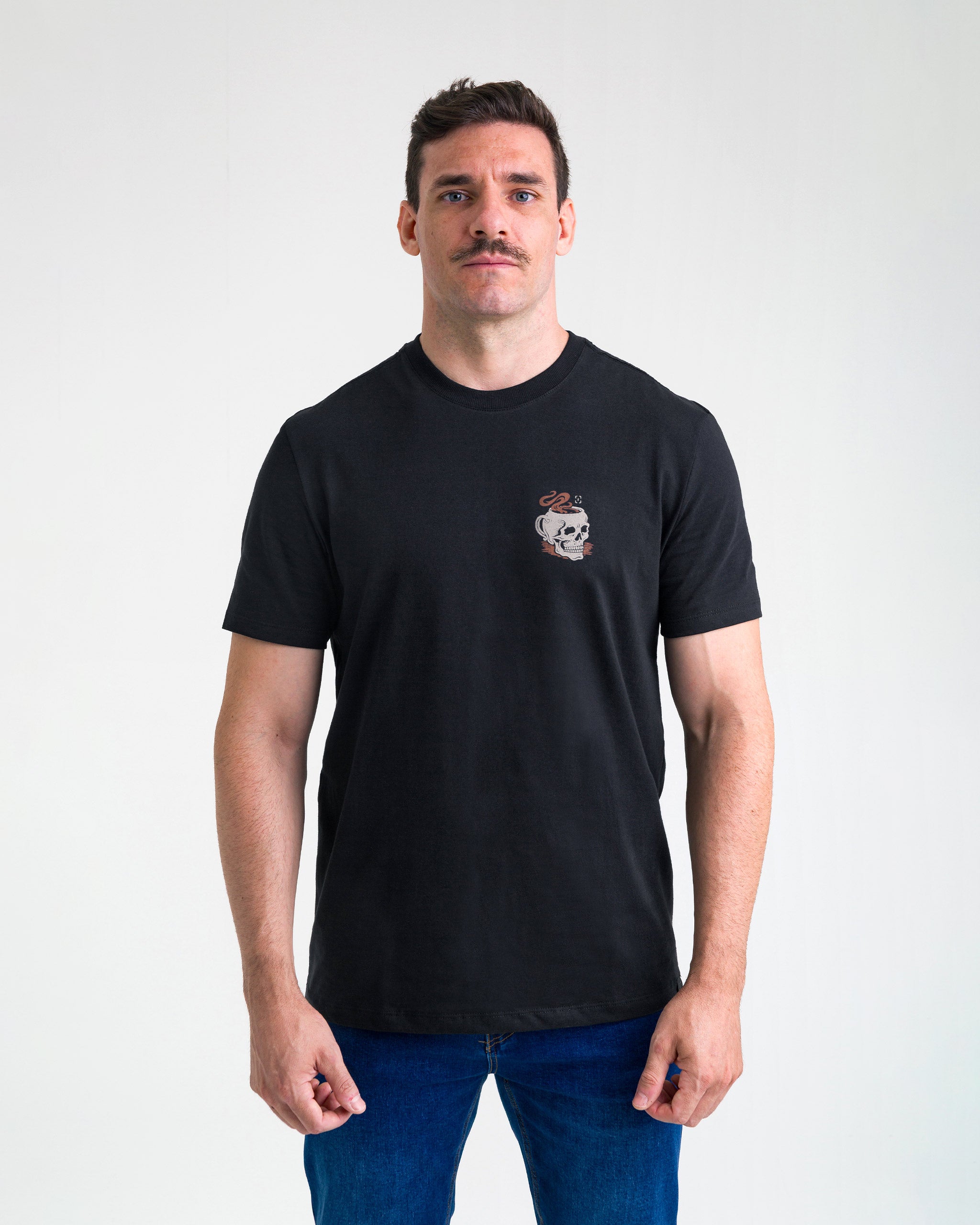 Camiseta Concept Give Me Coffee Masculina - Preta