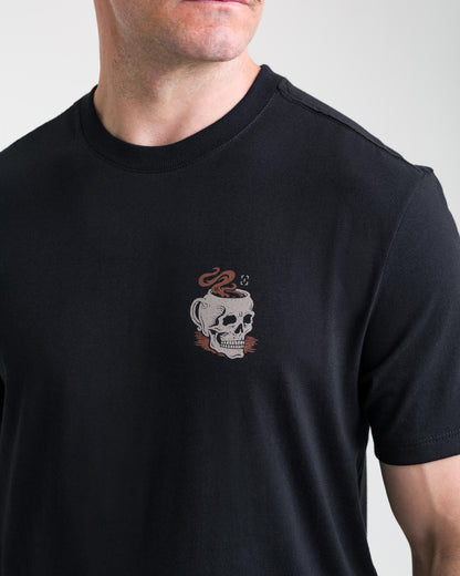 Camiseta Concept Give Me Coffee Masculina - Preta - INVICTUS