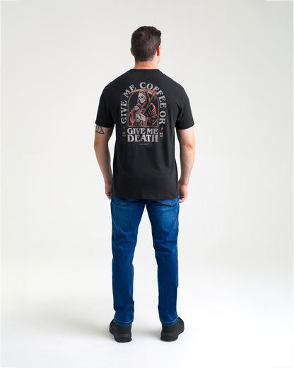 Camiseta Concept Give Me Coffee Masculina - Preta - INVICTUS