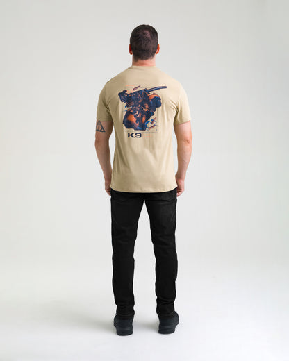 Camiseta Concept K9 Buddy 10 anos - Cáqui - INVICTUS