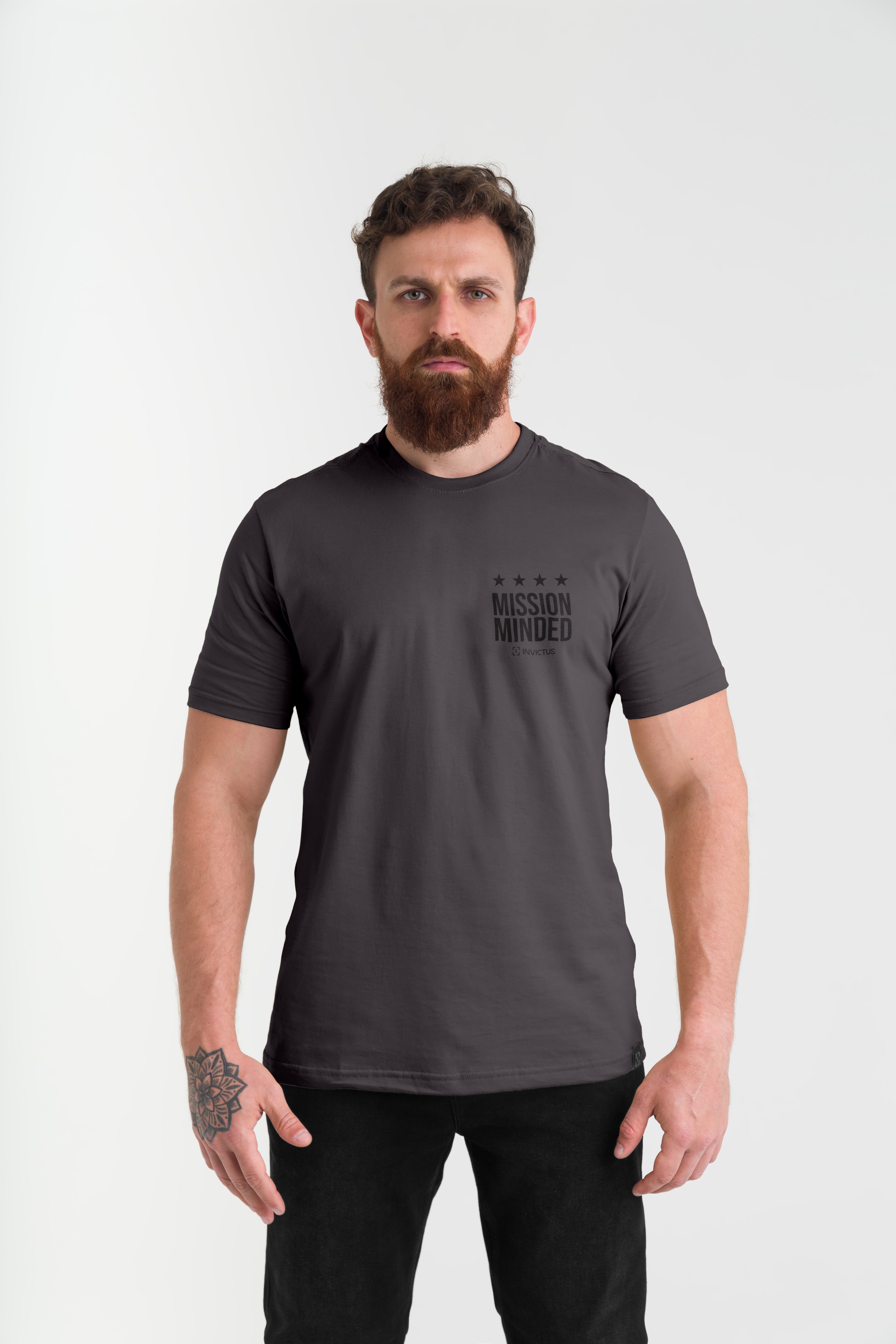 Camiseta Concept Mission Minded - Cinza - INVICTUS