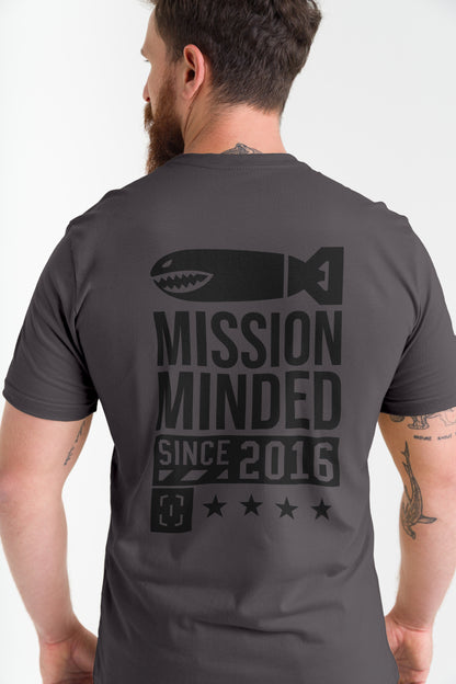 Camiseta Concept Mission Minded  - Cinza