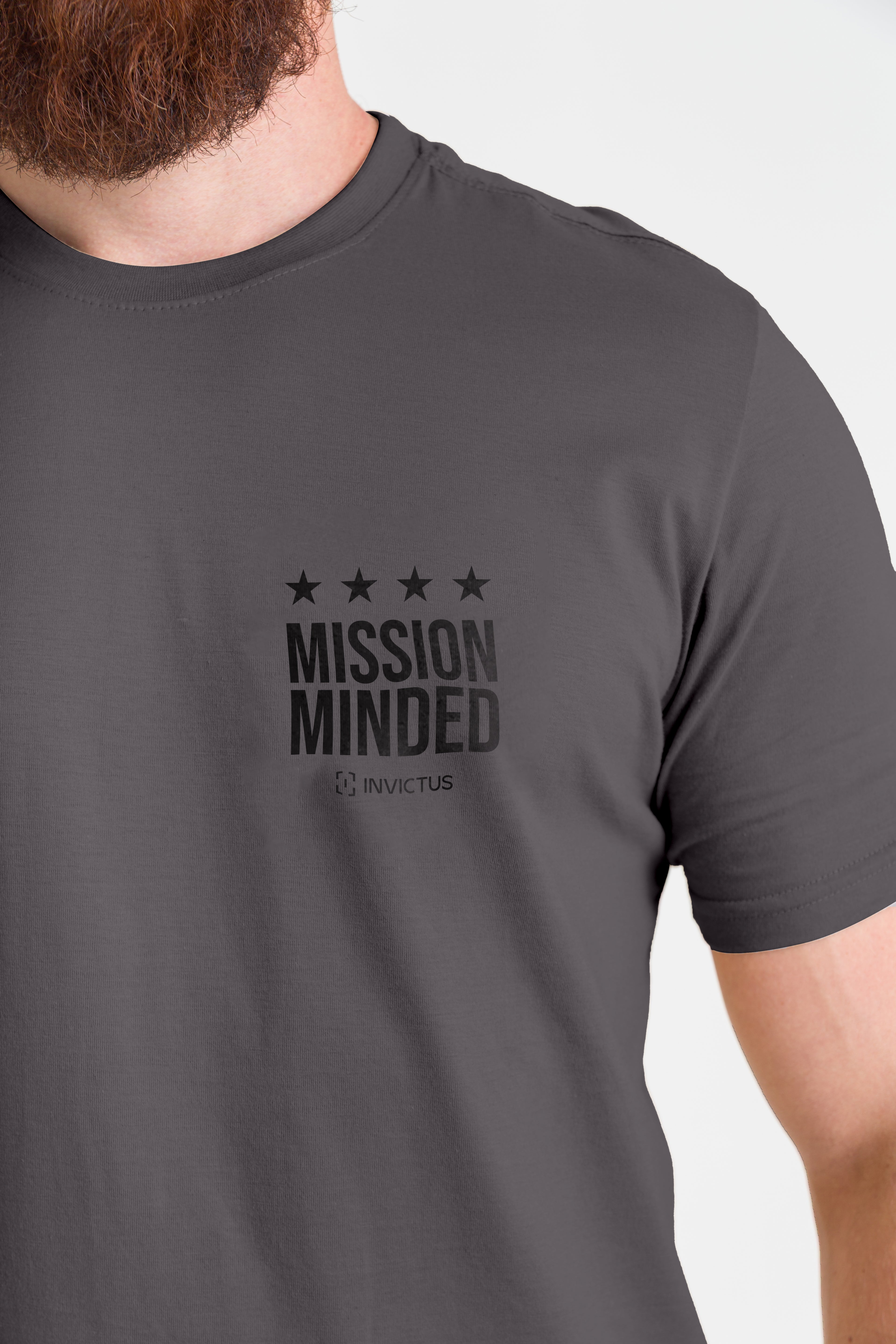 Camiseta Concept Mission Minded  - Cinza
