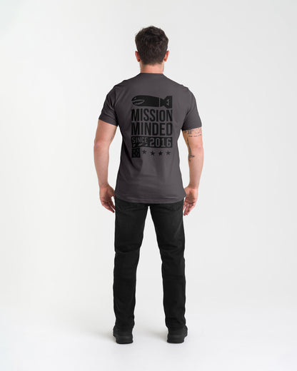 Camiseta Concept Mission Minded  - Cinza