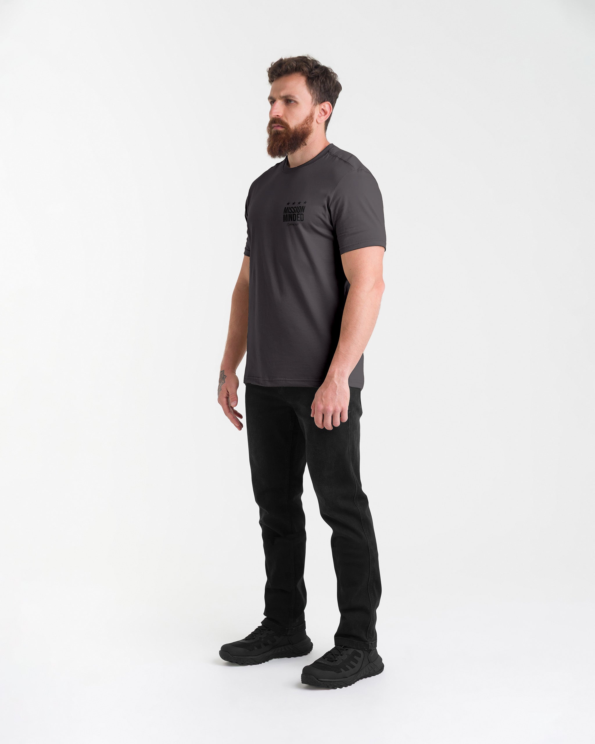 Camiseta Concept Mission Minded  - Cinza