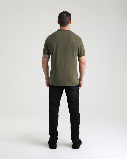 Camiseta Concept Old Skull 10 anos - Verde - INVICTUS