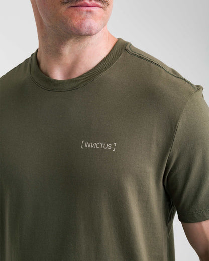 Camiseta Concept Snake Bones Masculina - Verde - INVICTUS