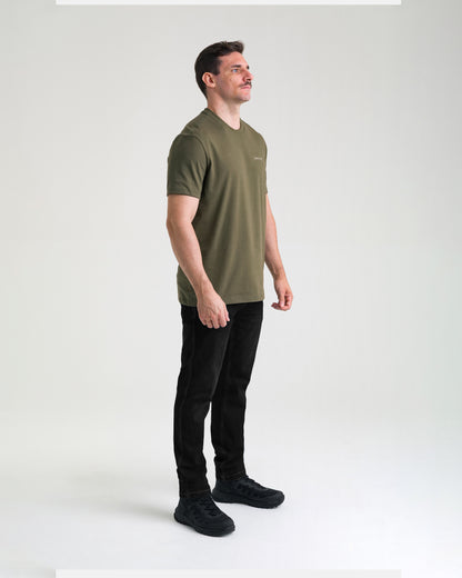 Camiseta Concept Snake Bones Masculina - Verde - INVICTUS